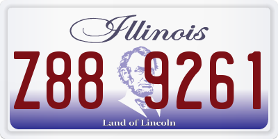 IL license plate Z889261