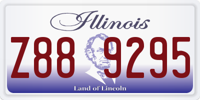 IL license plate Z889295