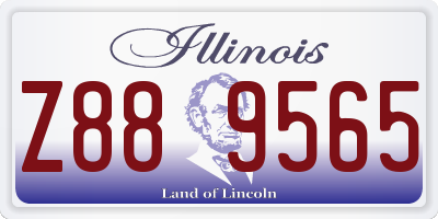 IL license plate Z889565