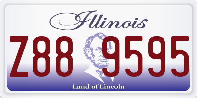 IL license plate Z889595