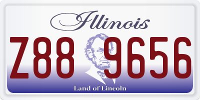 IL license plate Z889656