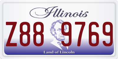 IL license plate Z889769