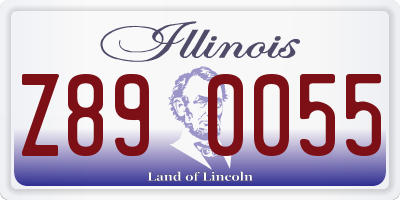 IL license plate Z890055