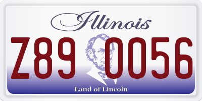 IL license plate Z890056