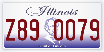 IL license plate Z890079