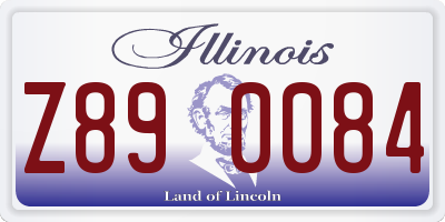 IL license plate Z890084