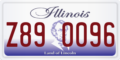 IL license plate Z890096