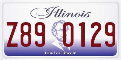 IL license plate Z890129