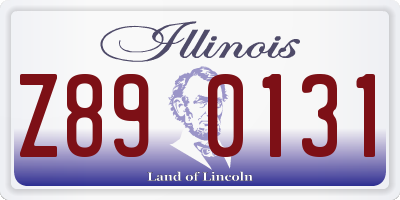 IL license plate Z890131