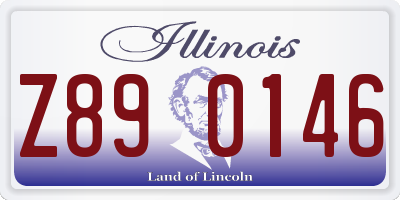 IL license plate Z890146
