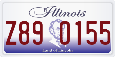 IL license plate Z890155