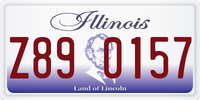 IL license plate Z890157