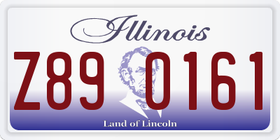 IL license plate Z890161