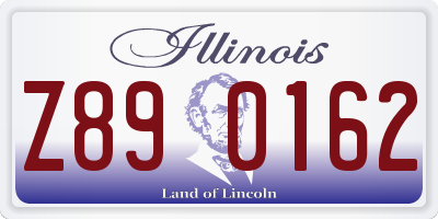 IL license plate Z890162