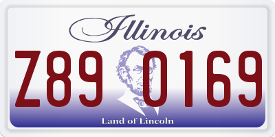 IL license plate Z890169