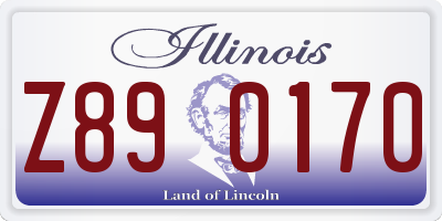 IL license plate Z890170