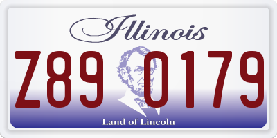 IL license plate Z890179
