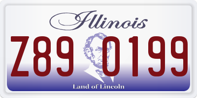 IL license plate Z890199