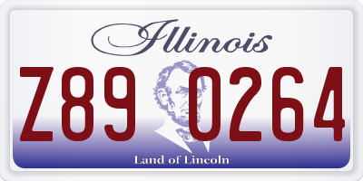 IL license plate Z890264
