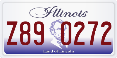 IL license plate Z890272
