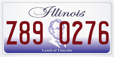 IL license plate Z890276