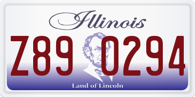 IL license plate Z890294
