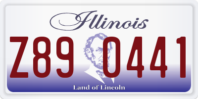 IL license plate Z890441
