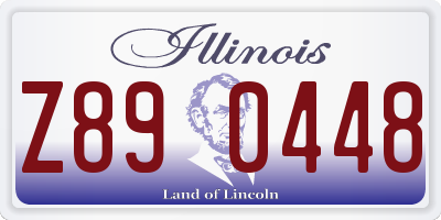 IL license plate Z890448