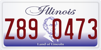 IL license plate Z890473