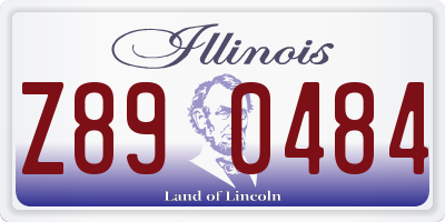 IL license plate Z890484