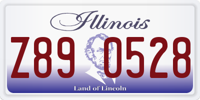 IL license plate Z890528