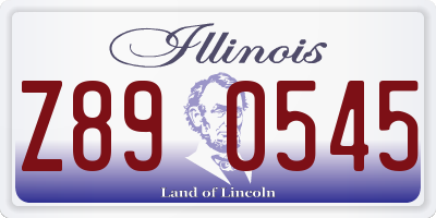 IL license plate Z890545