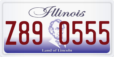 IL license plate Z890555