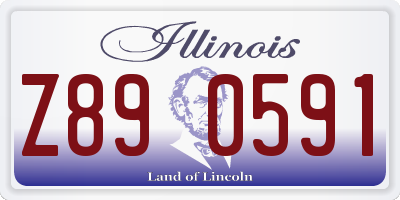 IL license plate Z890591