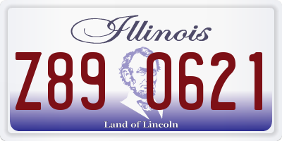 IL license plate Z890621