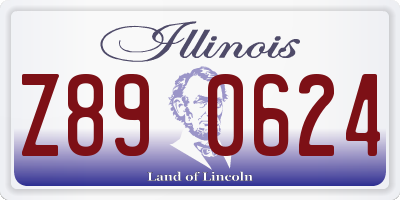 IL license plate Z890624