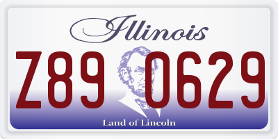 IL license plate Z890629