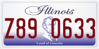 IL license plate Z890633