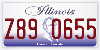 IL license plate Z890655