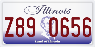 IL license plate Z890656