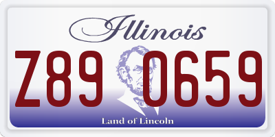 IL license plate Z890659