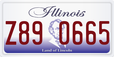 IL license plate Z890665