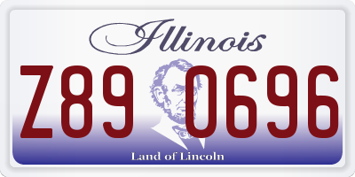 IL license plate Z890696