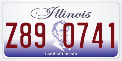 IL license plate Z890741