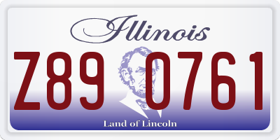 IL license plate Z890761