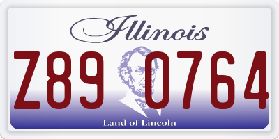 IL license plate Z890764