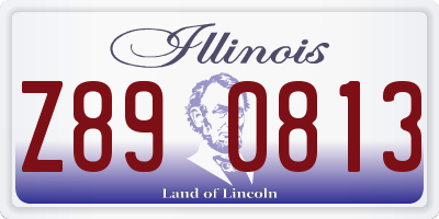 IL license plate Z890813