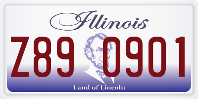 IL license plate Z890901