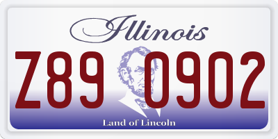 IL license plate Z890902