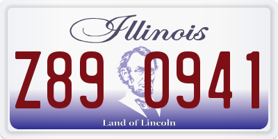 IL license plate Z890941